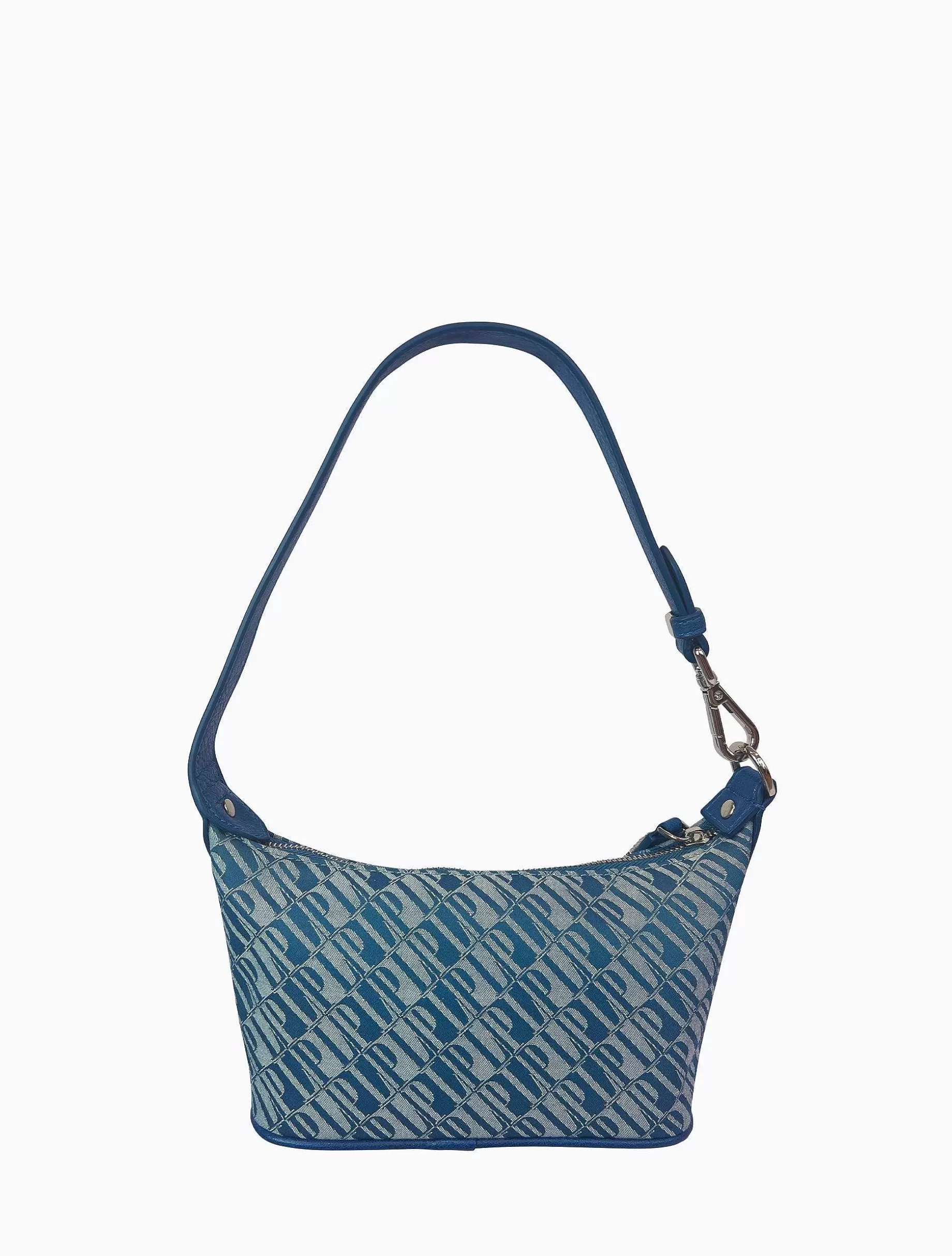 Poppy Lissiman Cross Body>Bingo Bag-Blue Jacquard