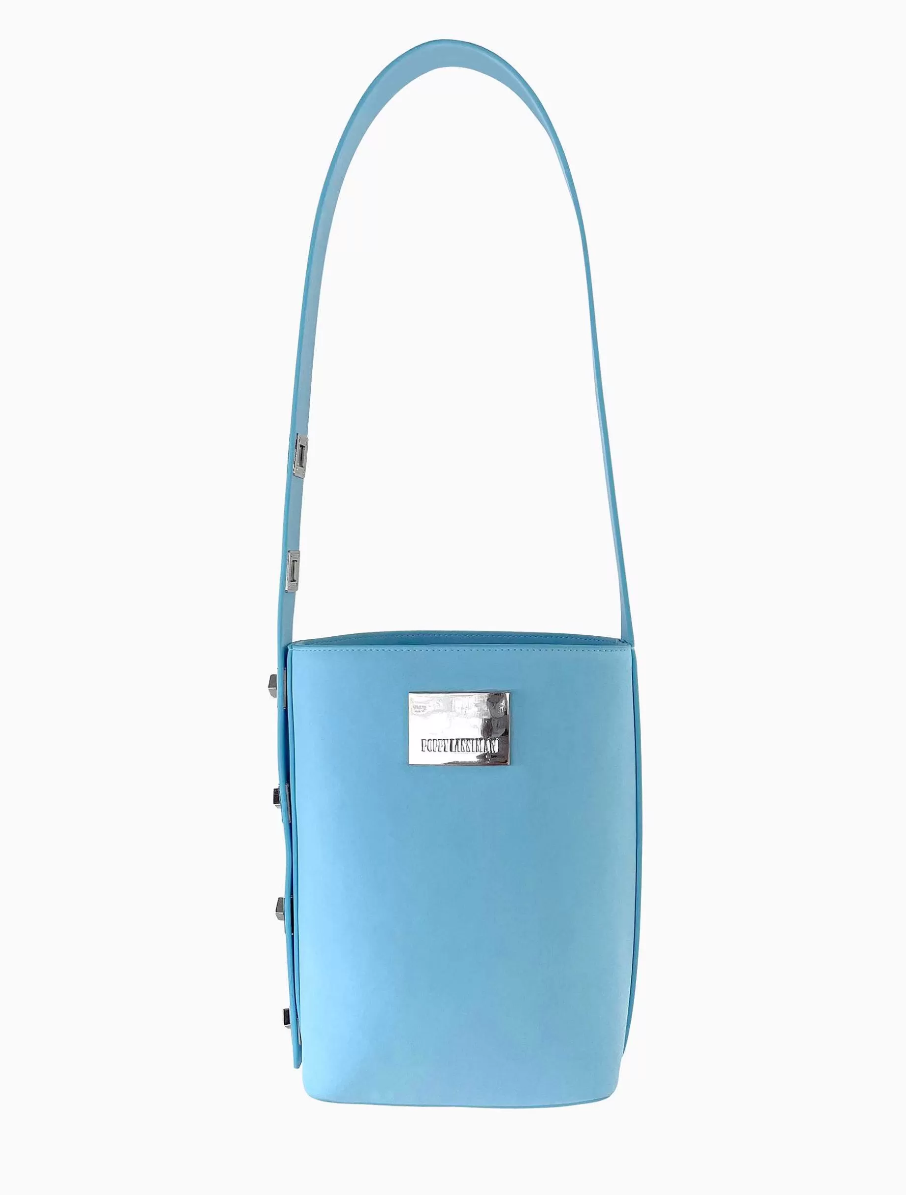 Poppy Lissiman Faux Leather>Bucco Bag-Sky Blue