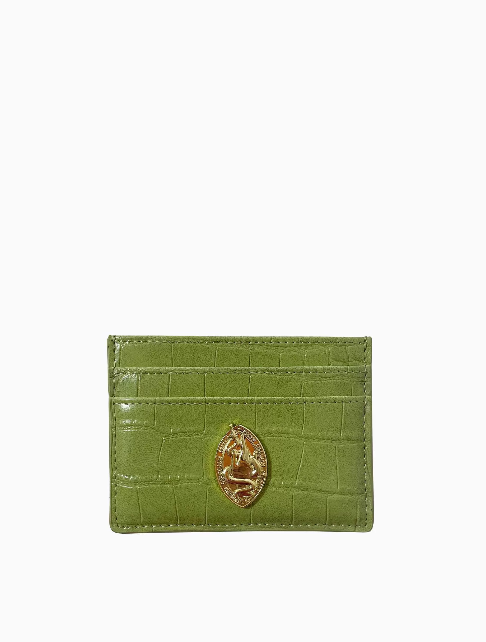 Poppy Lissiman Wallets & Cardholders>Card Holder-Lime Green