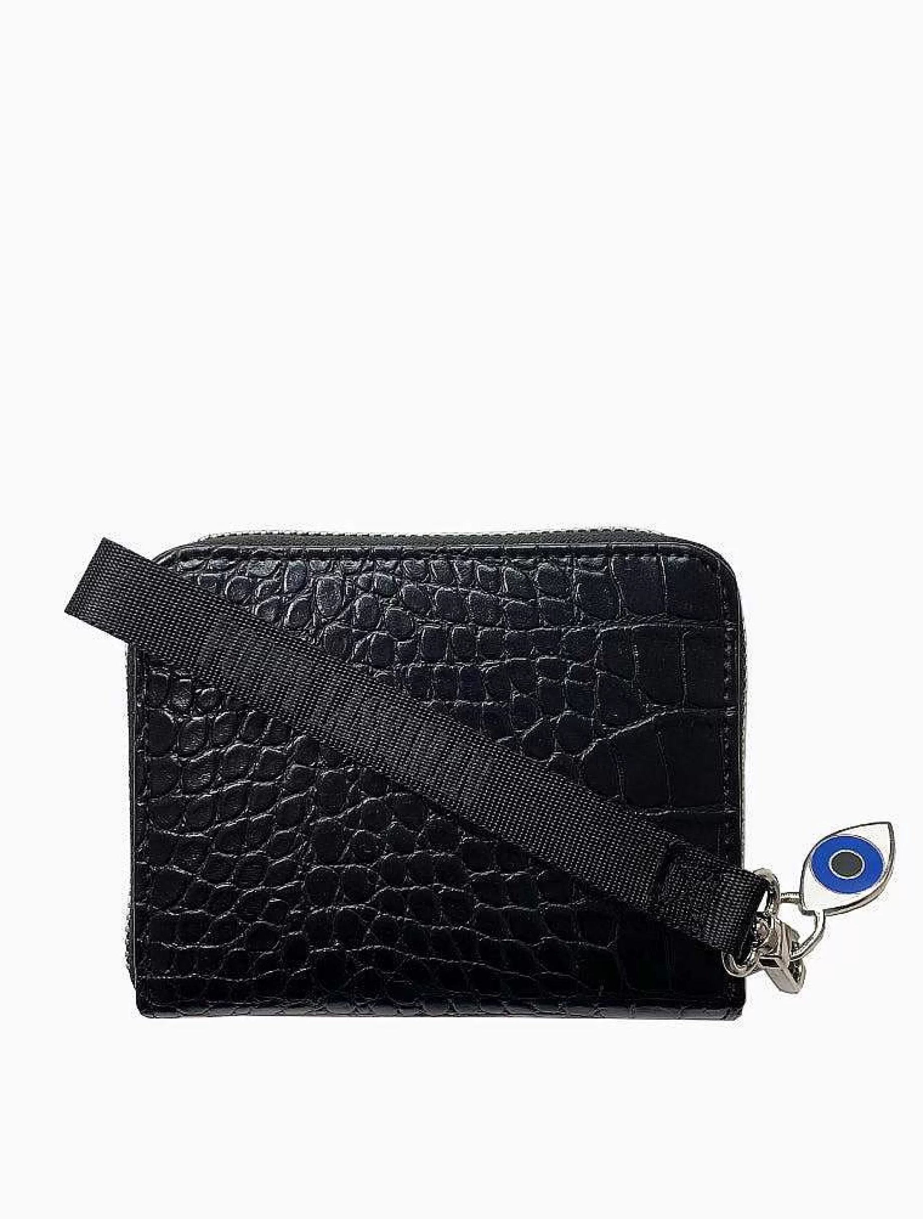 Poppy Lissiman Wallets & Cardholders>Croc Wallet-Black