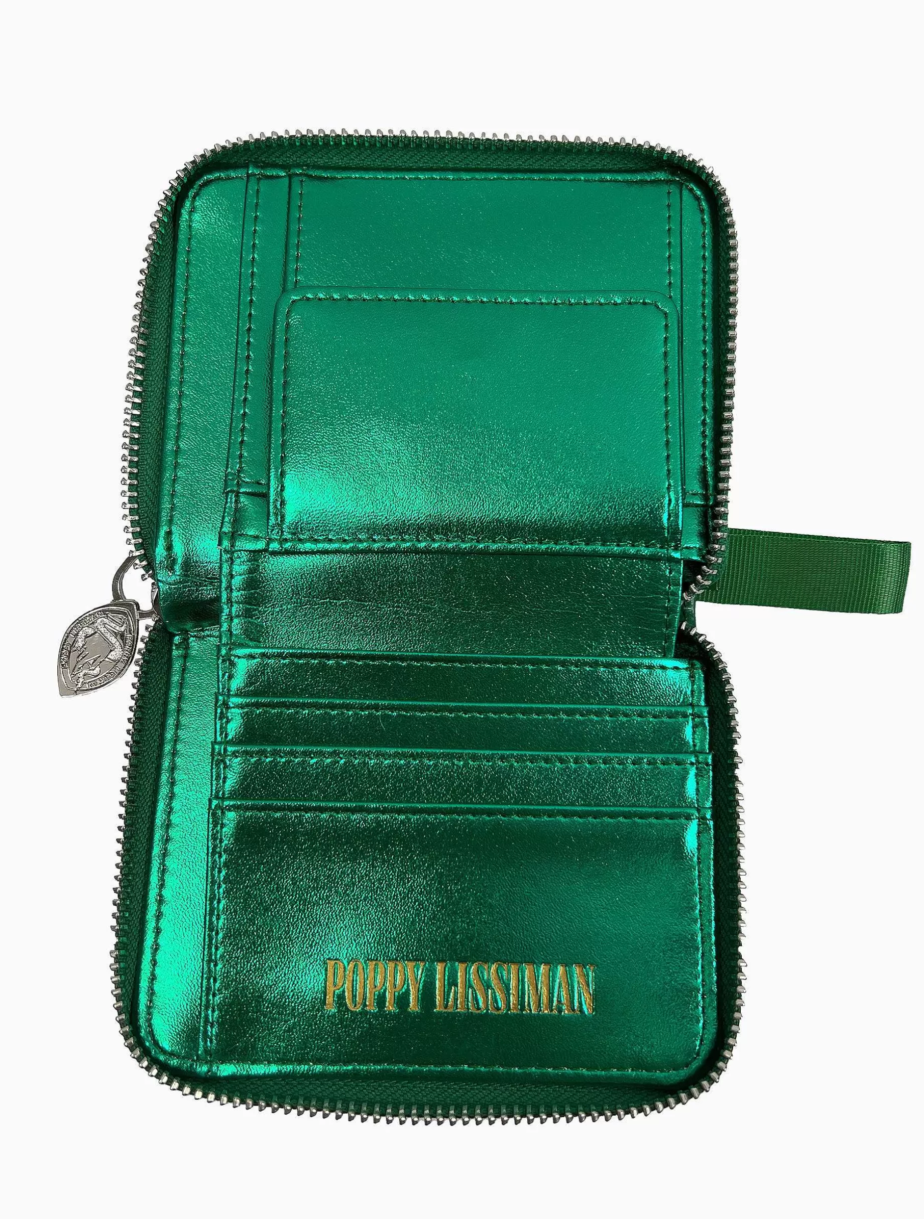 Poppy Lissiman Wallets & Cardholders>Croc Wallet-Grass Green