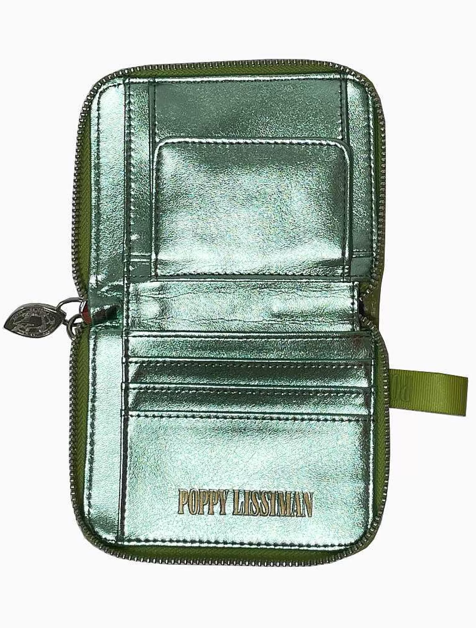 Poppy Lissiman Wallets & Cardholders>Croc Wallet-Lime