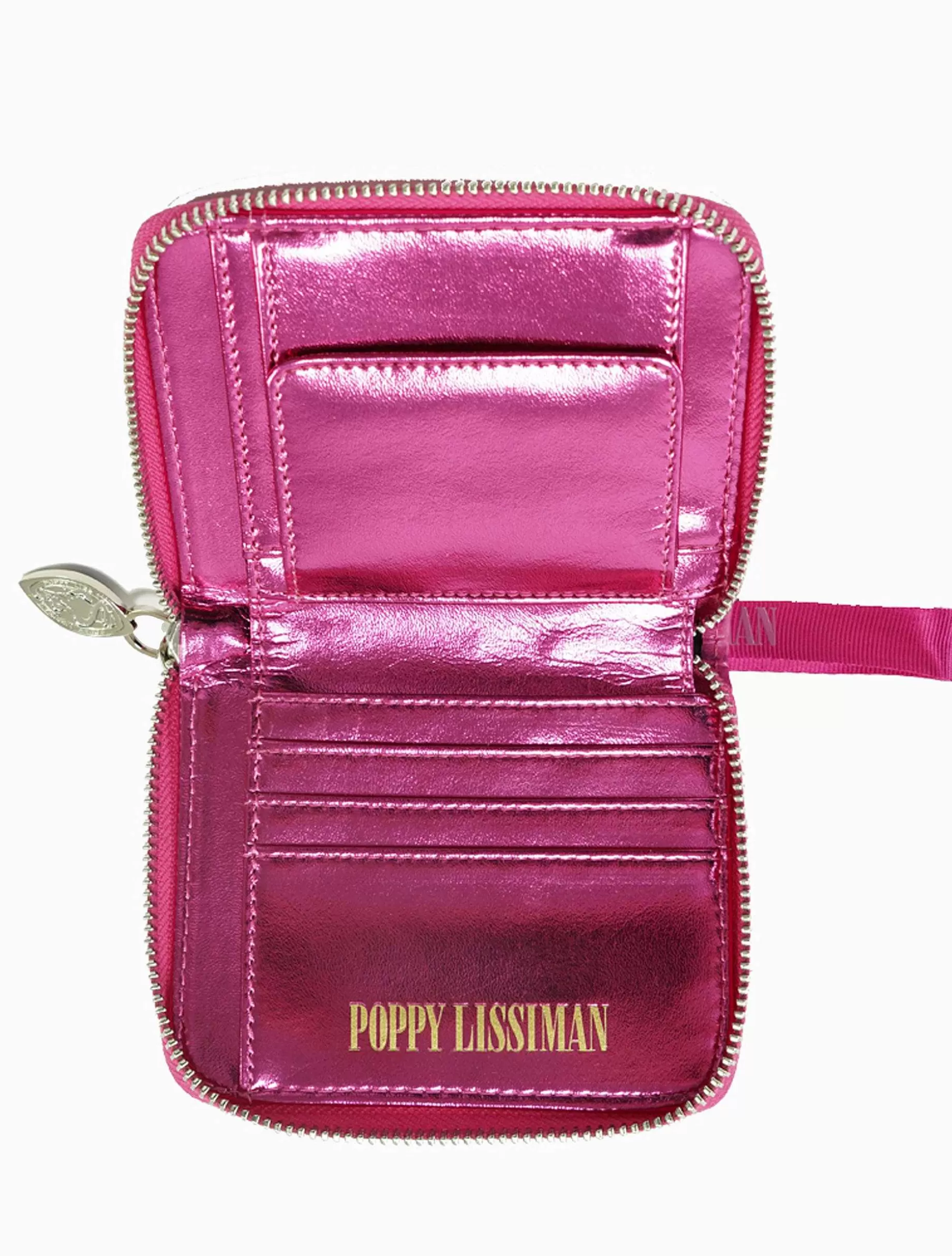 Poppy Lissiman Wallets & Cardholders>Croc Wallet-Pink