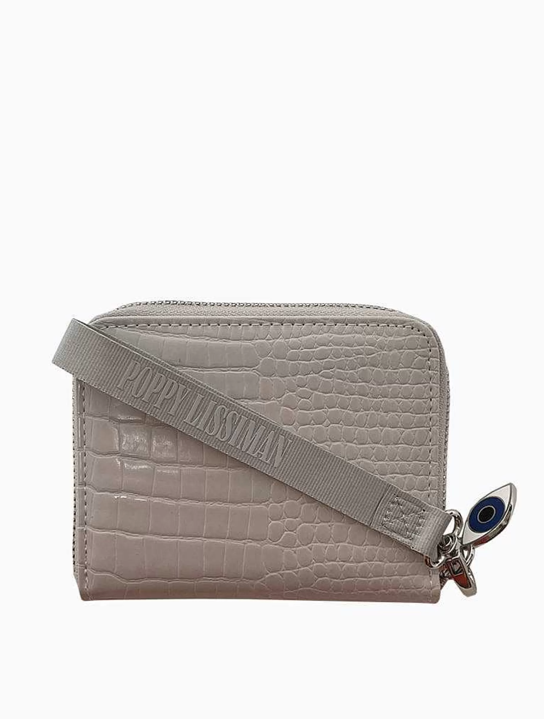 Poppy Lissiman Wallets & Cardholders>Croc Wallet-Smog