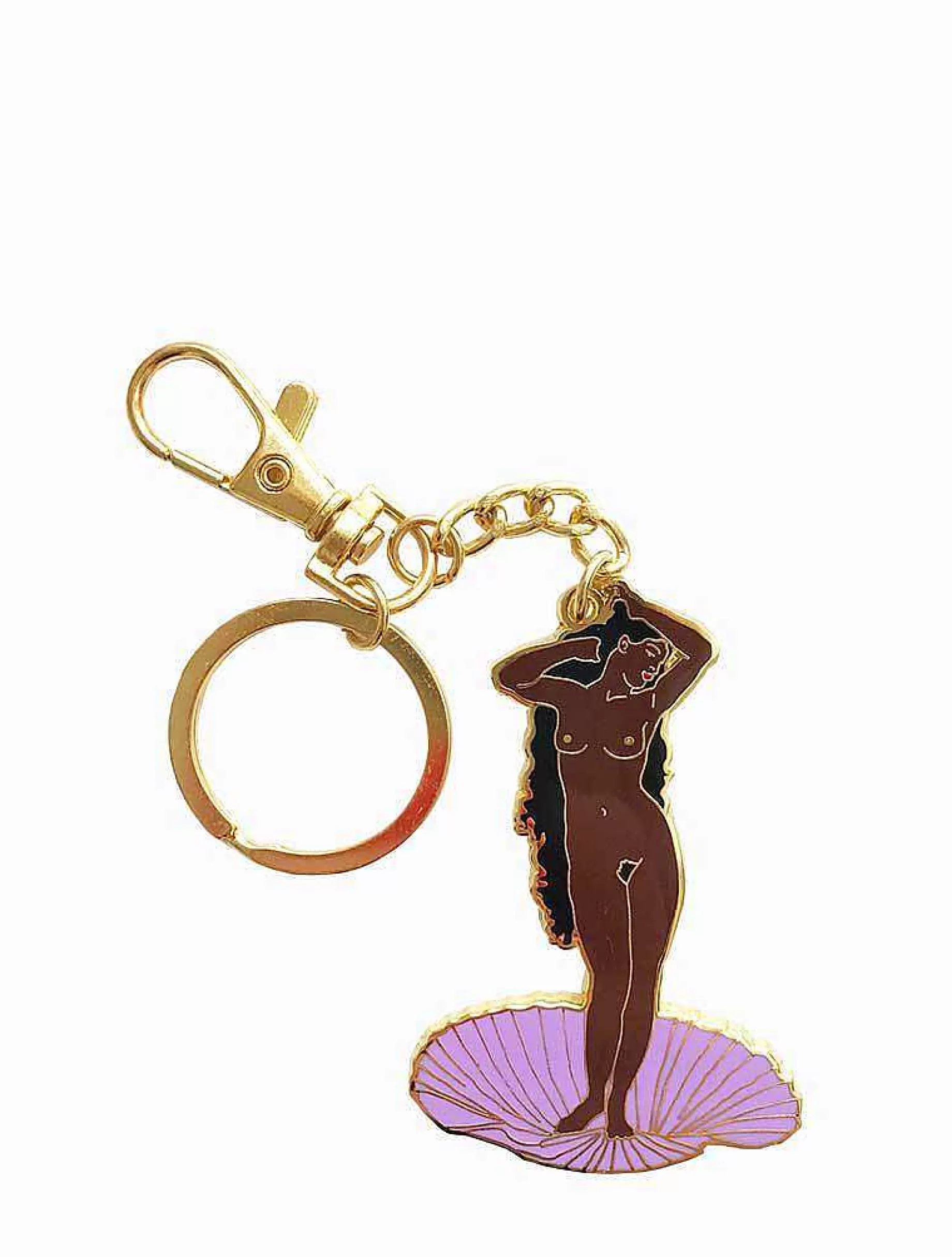 Poppy Lissiman Keychains>Goddess Keychain-Lilac Clam