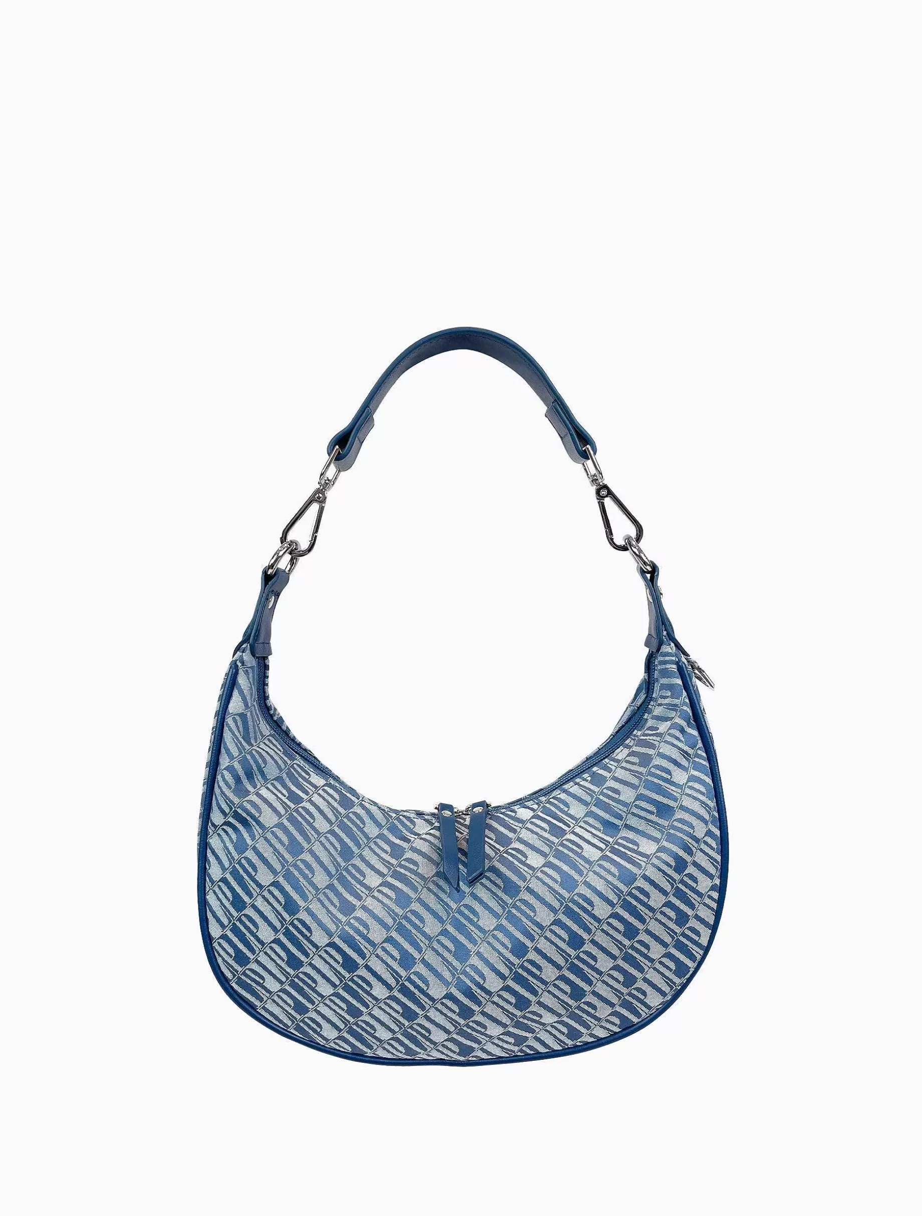 Poppy Lissiman Cross Body>Krawsant Satchel-Blue Jacquard