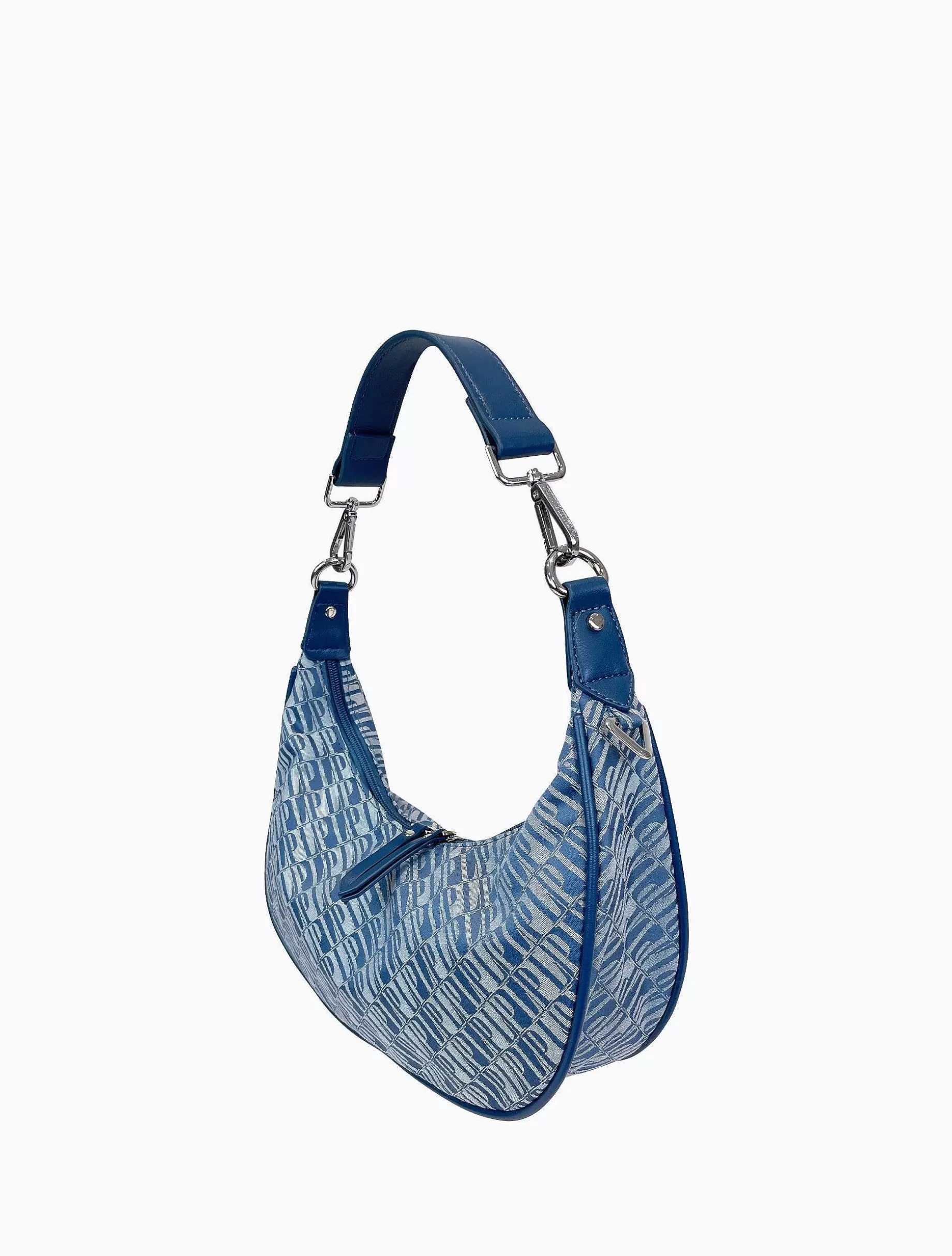 Poppy Lissiman Cross Body>Krawsant Satchel-Blue Jacquard