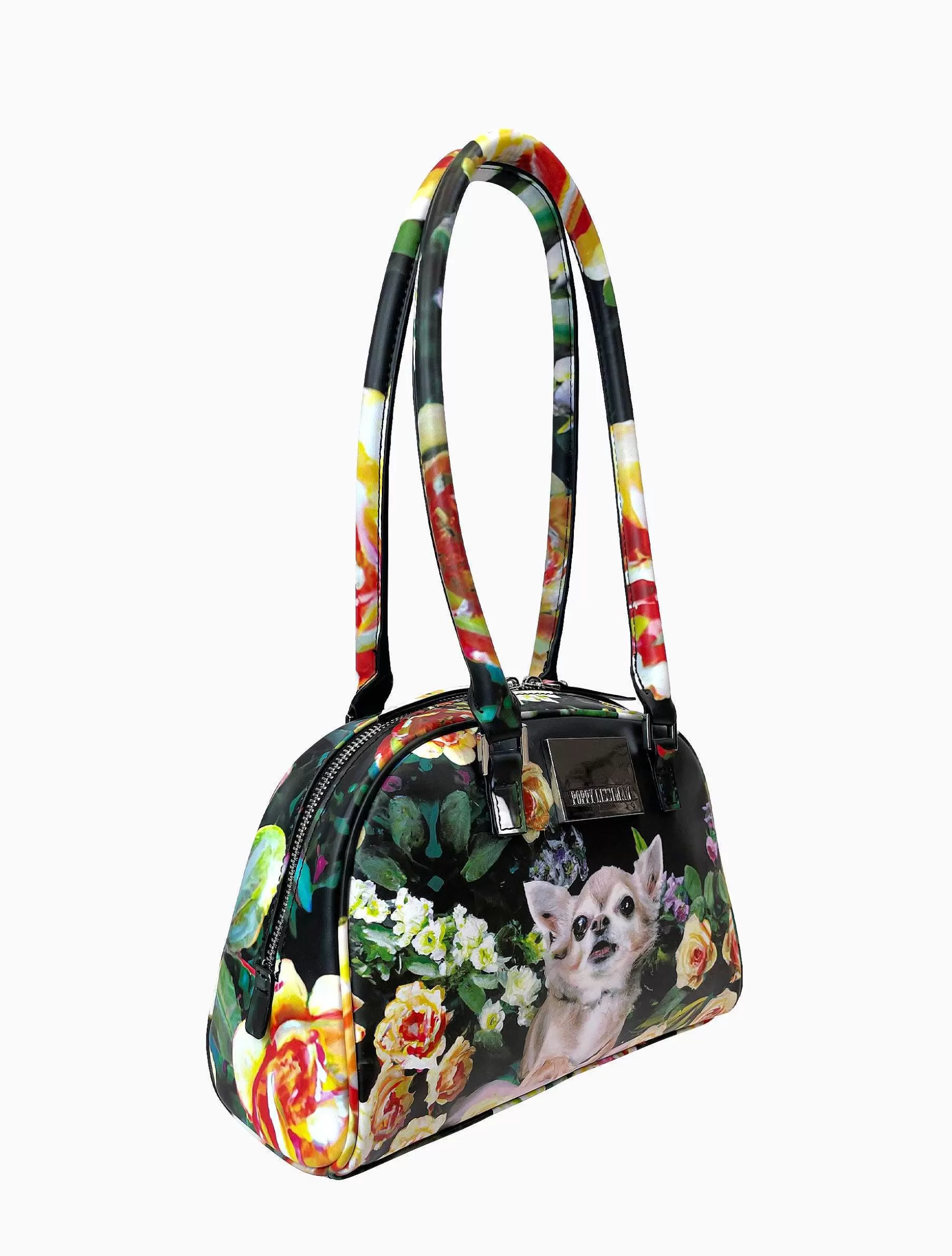 Poppy Lissiman Faux Leather>Pet Bowling Bag-Yap Yap