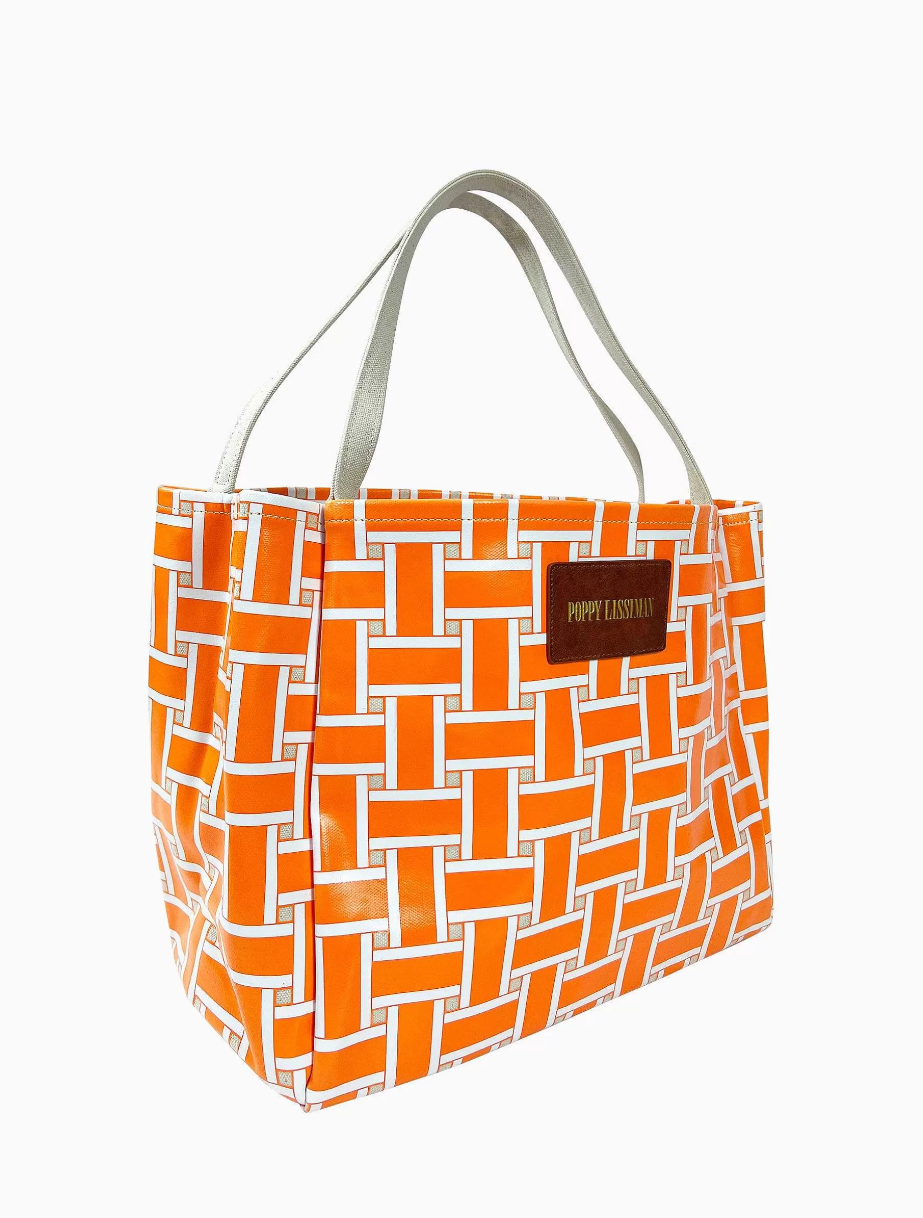 Poppy Lissiman Recycled>Polanco Tote-Orange Weave