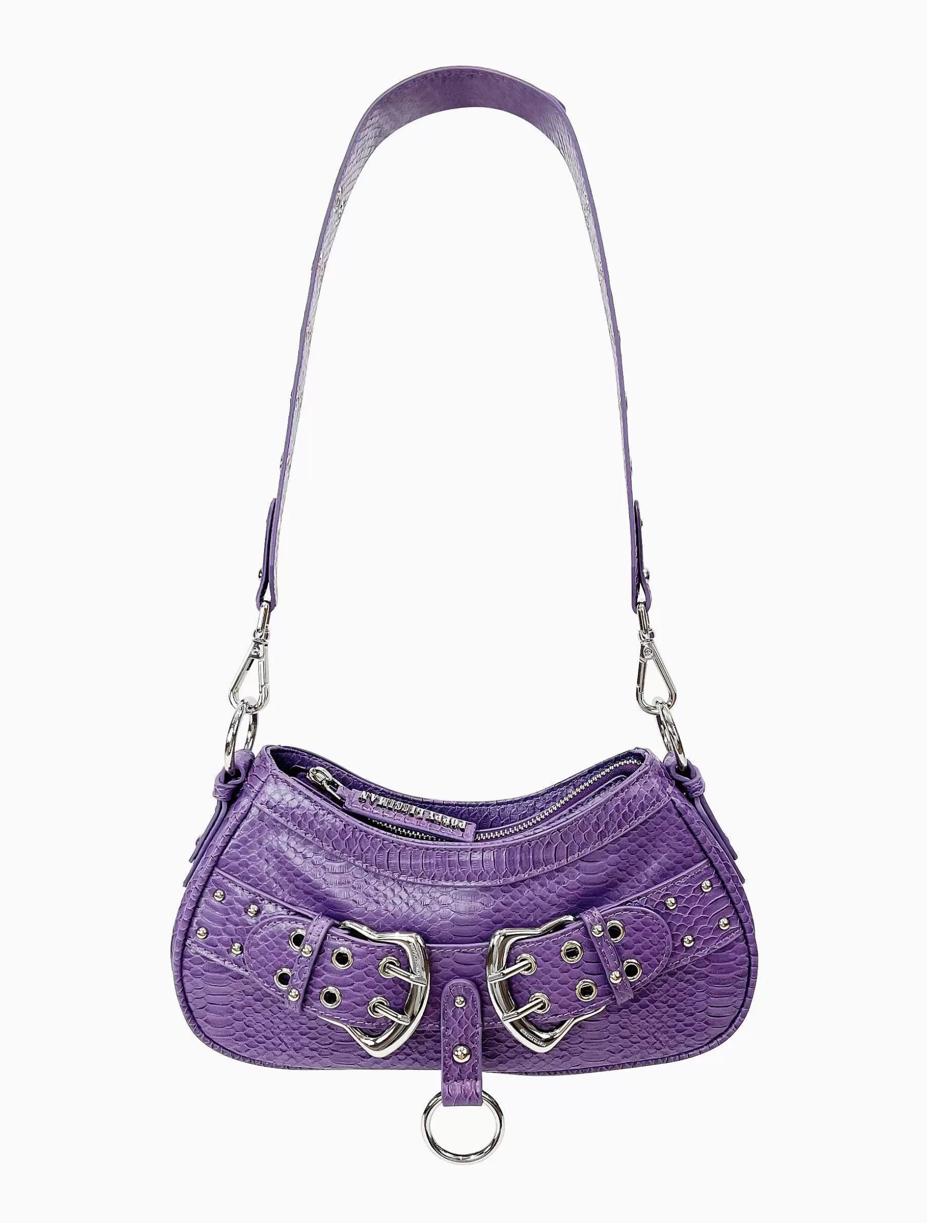 Poppy Lissiman Faux Leather>Renzo Bag-Purple