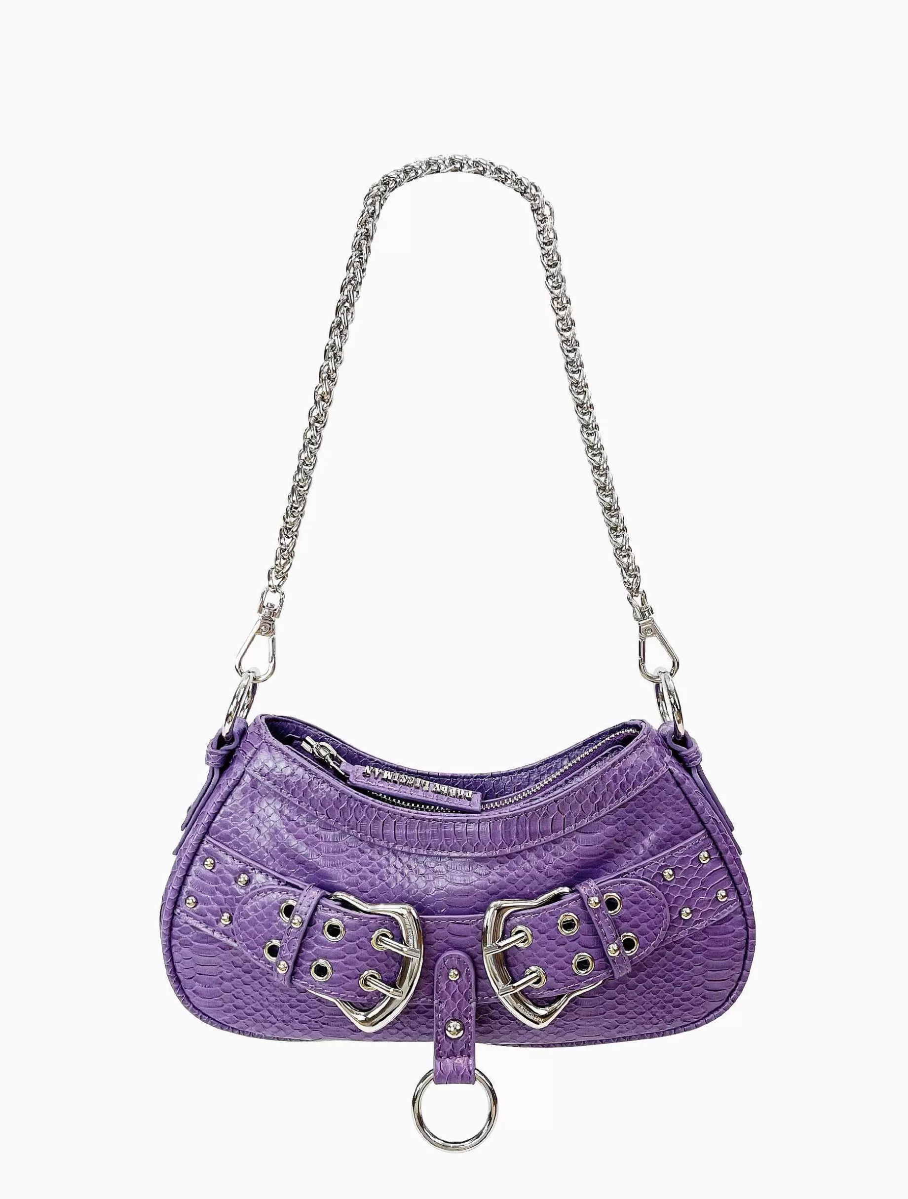 Poppy Lissiman Faux Leather>Renzo Bag-Purple