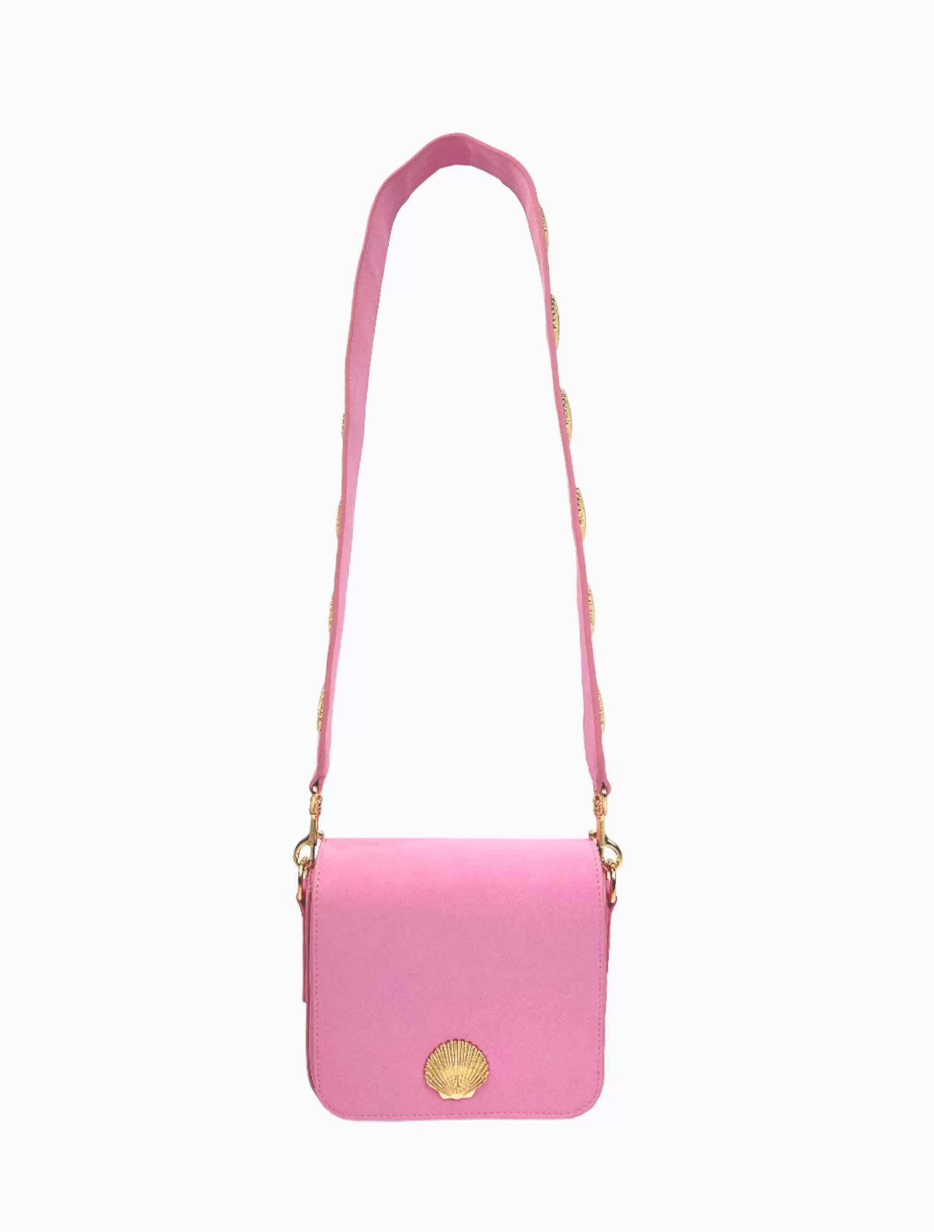 Poppy Lissiman Cross Body>South Beach Shell Shoulder Bag-Pink