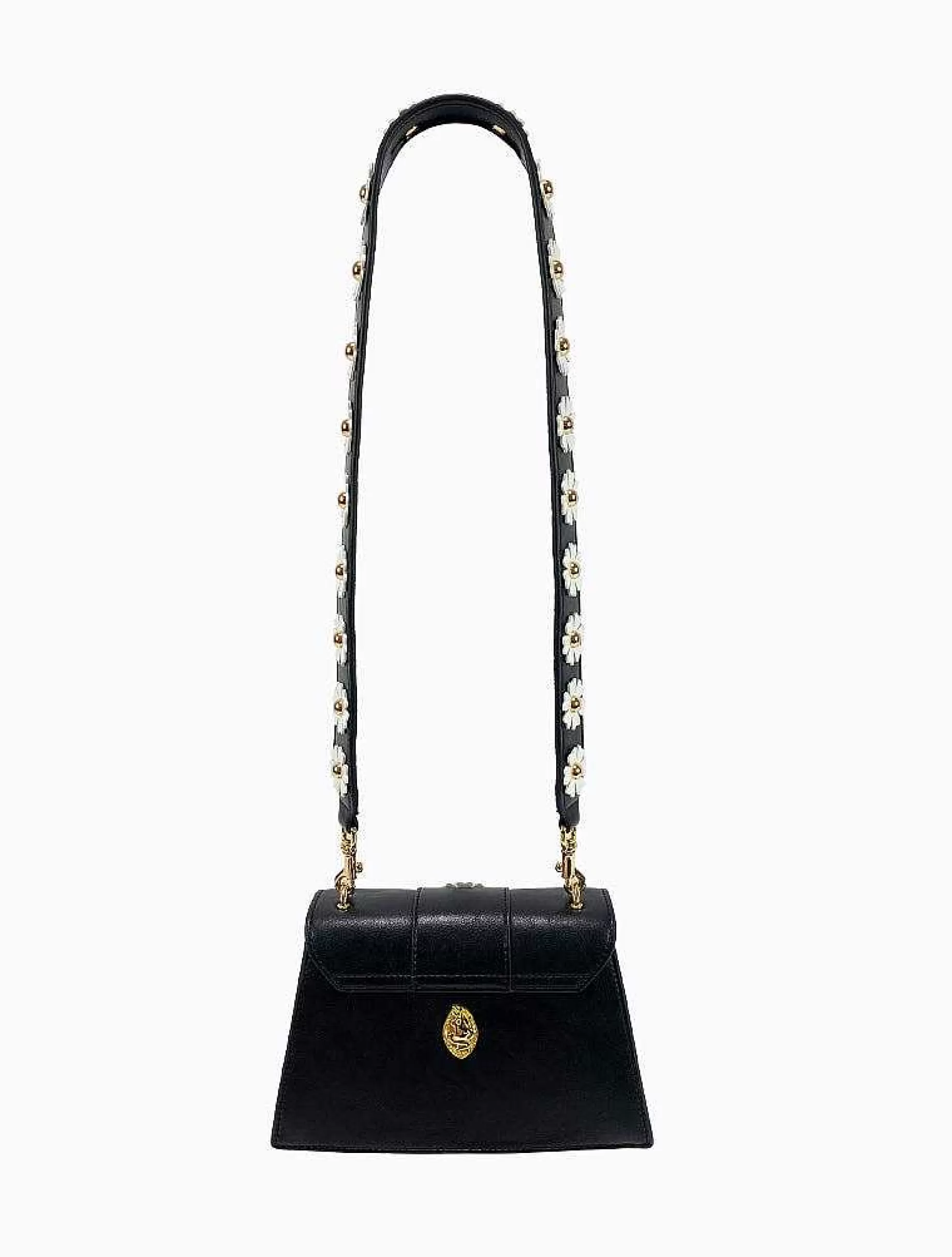 Poppy Lissiman Faux Leather>Tama Daisy Bag-Black